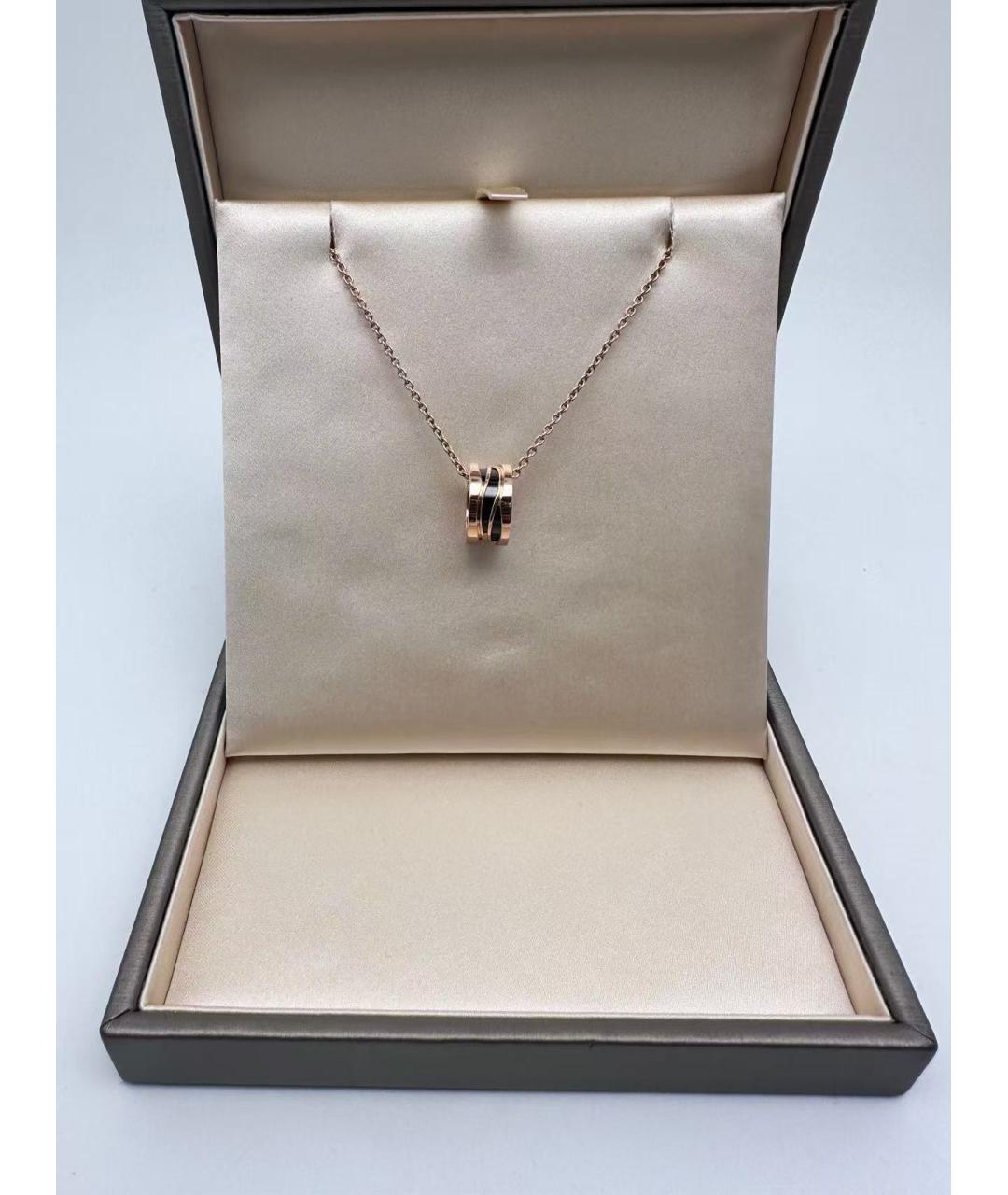 BVLGARI Золотая подвеска из розового золота, фото 2