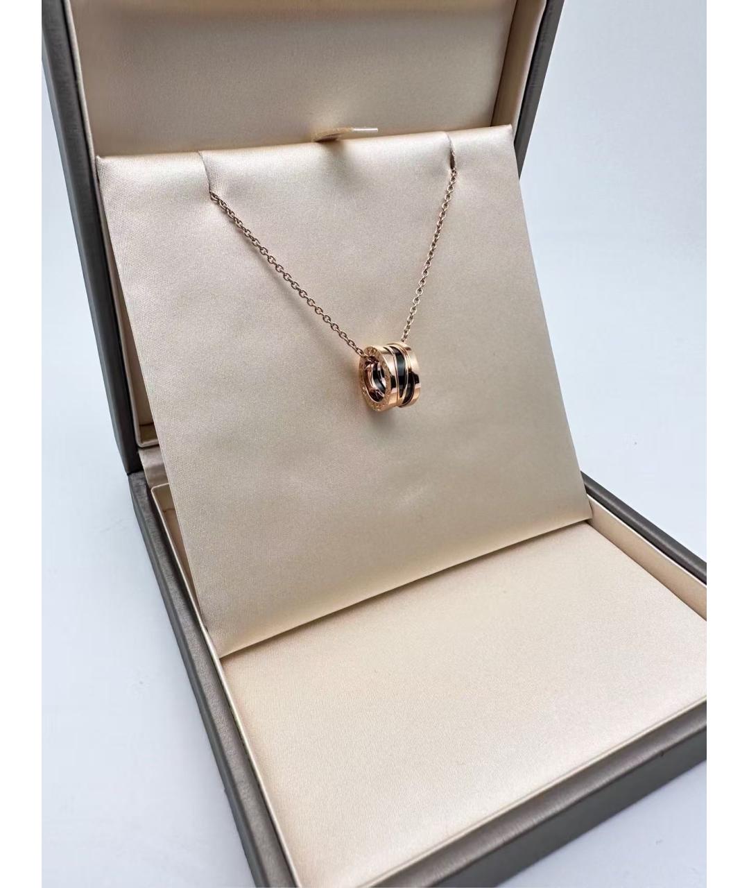 BVLGARI Золотая подвеска из розового золота, фото 3