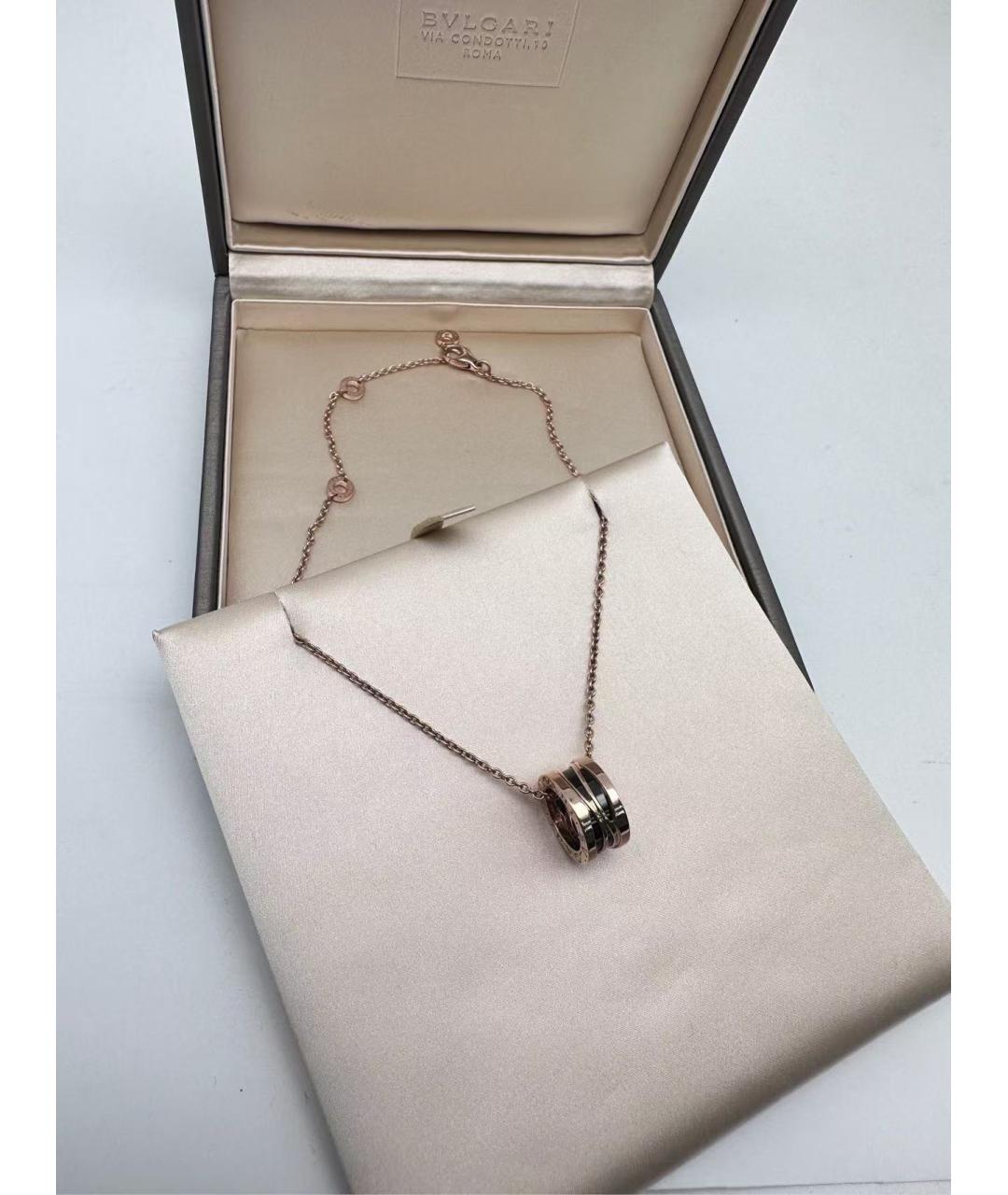 BVLGARI Золотая подвеска из розового золота, фото 5