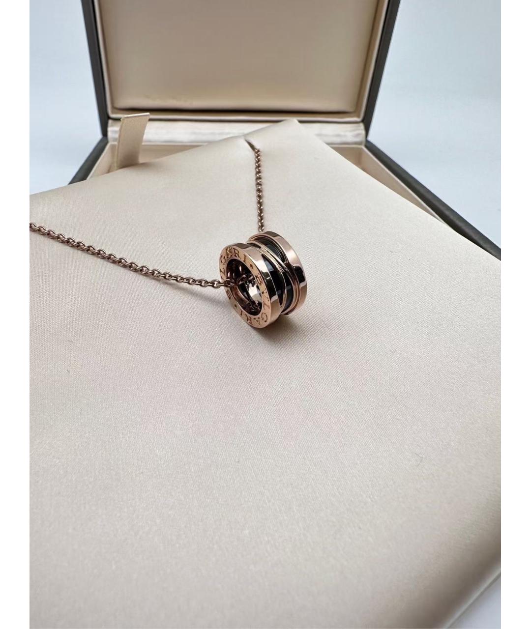 BVLGARI Золотая подвеска из розового золота, фото 6