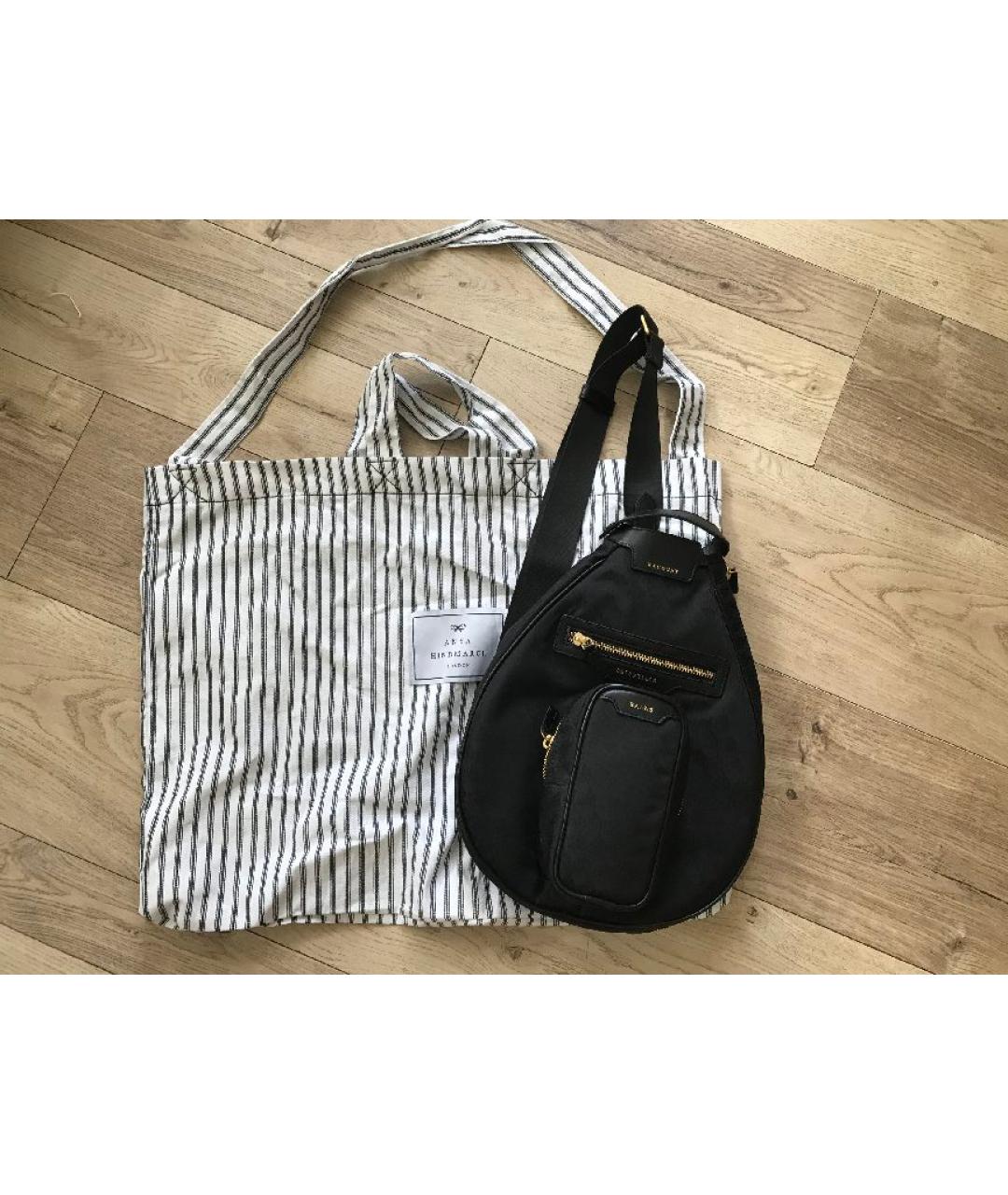 ANYA HINDMARCH Черная дорожная/спортивная сумка, фото 4