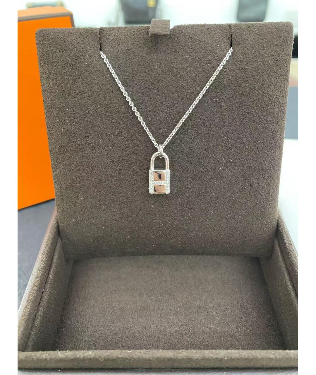 HERMES Серебряная подвеска, фото 2