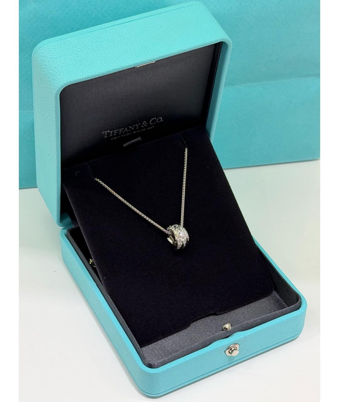 TIFFANY&CO Серебряная платиновая подвеска, фото 2