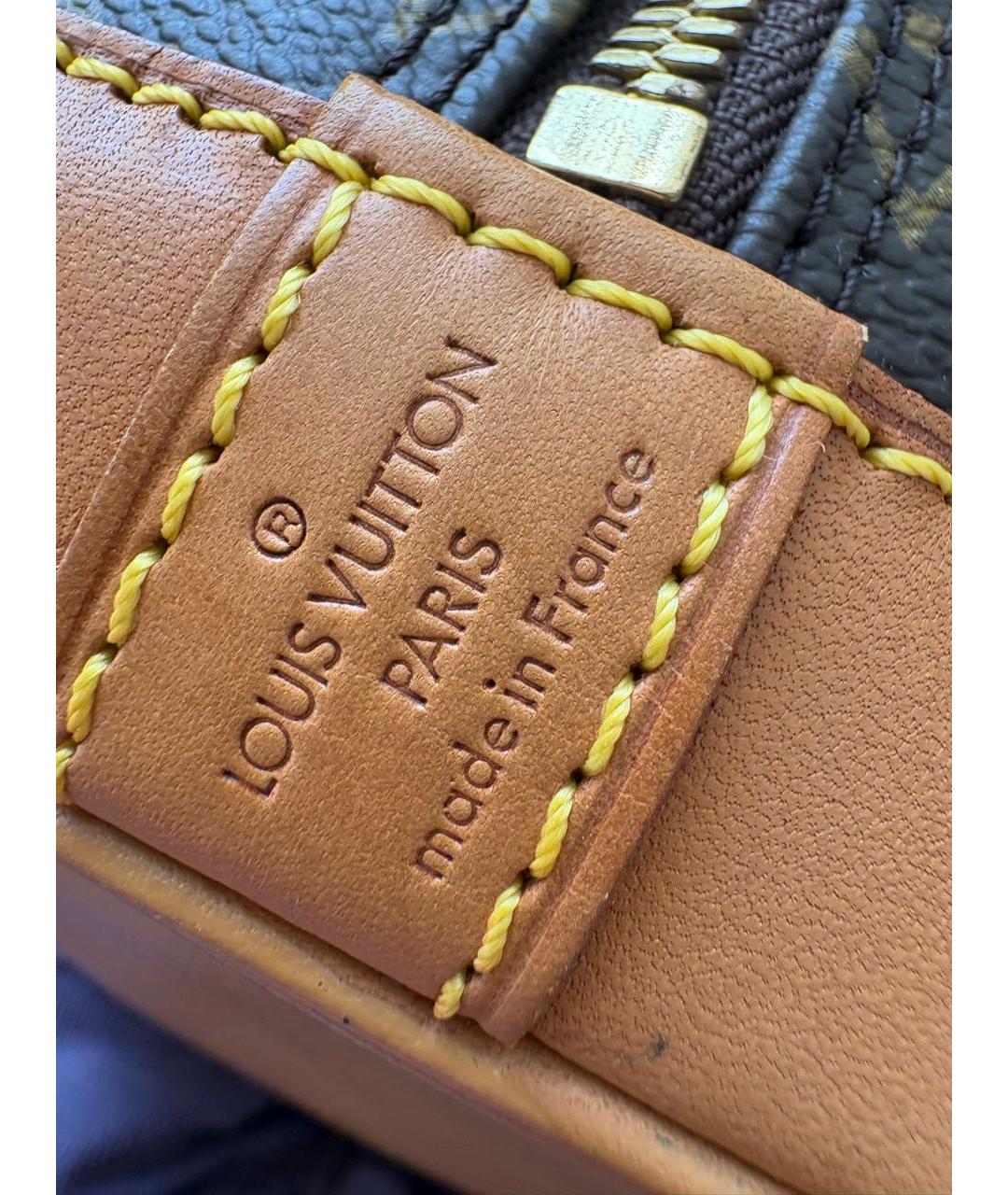 LOUIS VUITTON Коричневая сумка с короткими ручками, фото 5