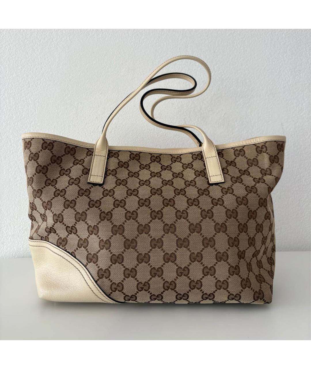 GUCCI Бежевая сумка тоут, фото 3