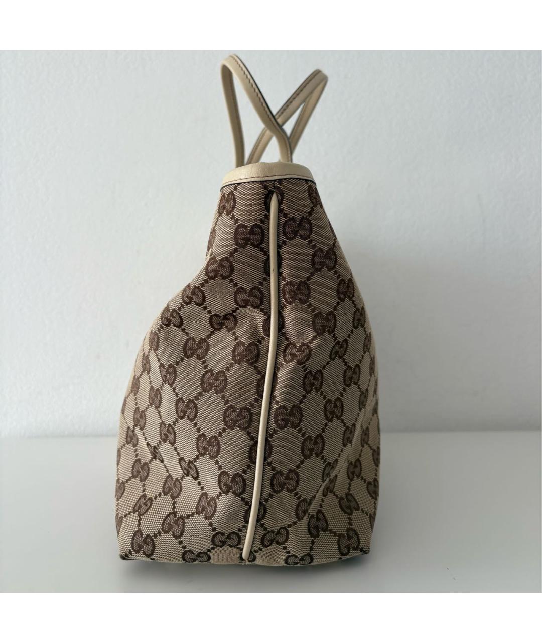GUCCI Бежевая сумка тоут, фото 6
