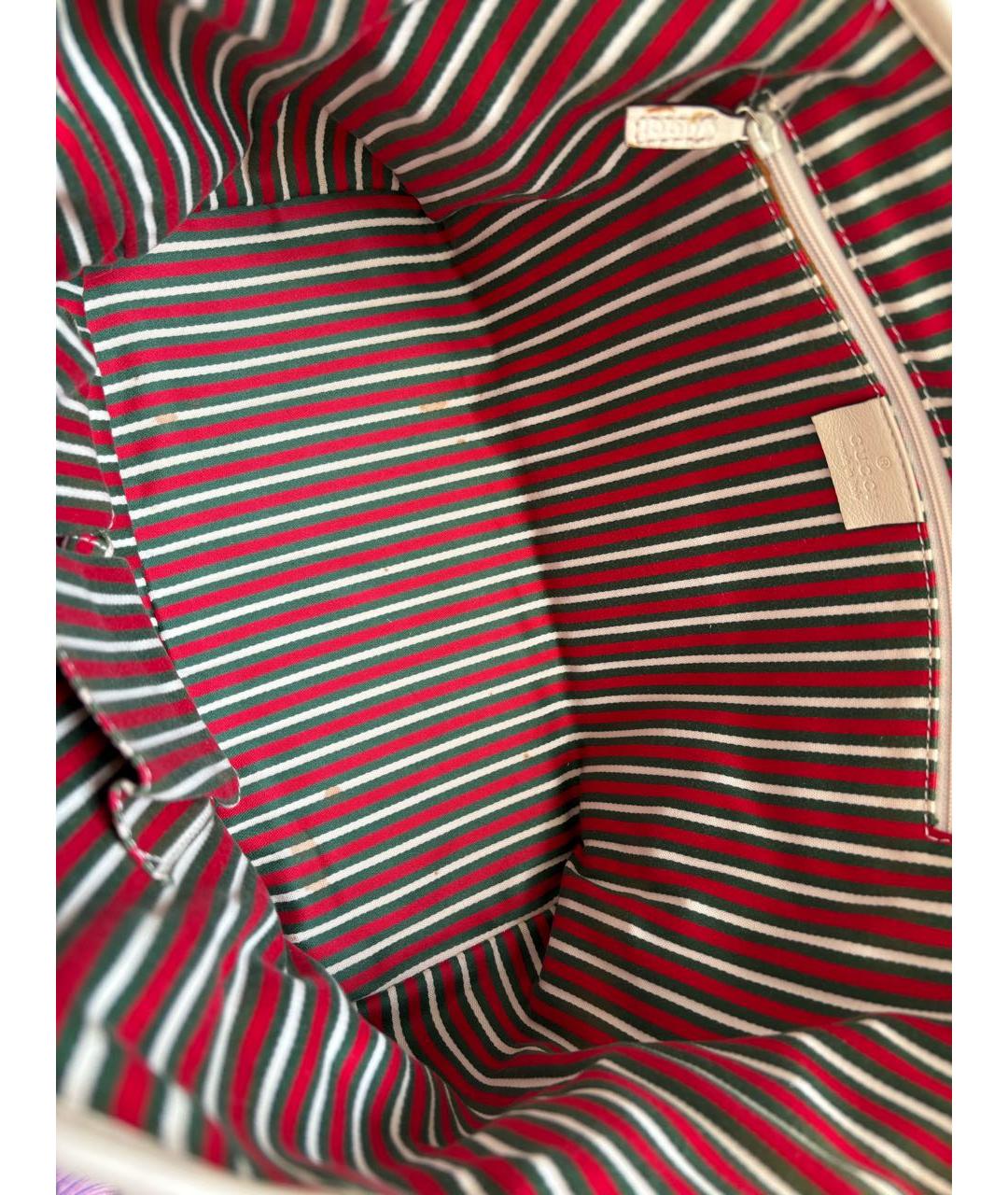 GUCCI Бежевая сумка тоут, фото 4