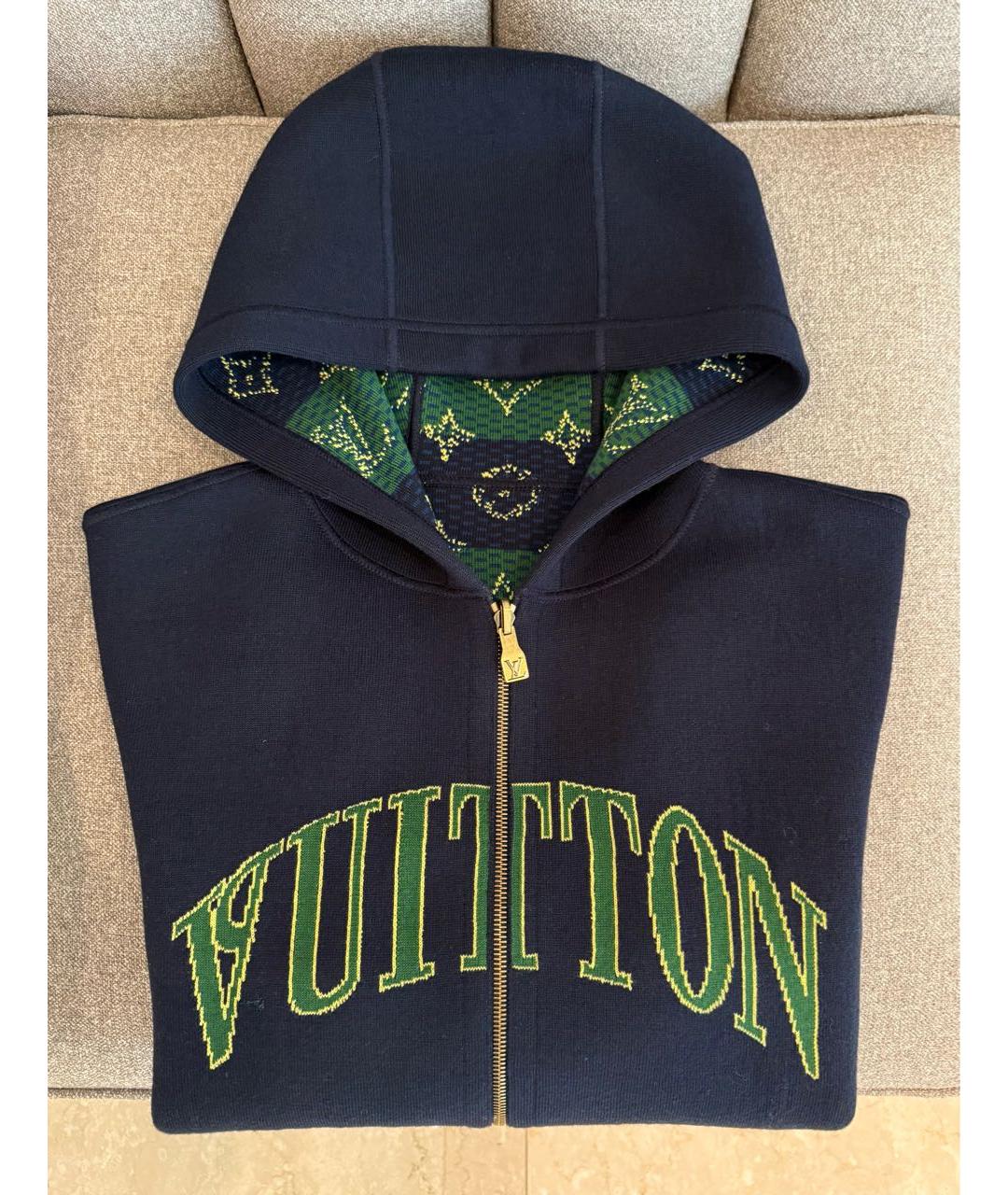 LOUIS VUITTON Темно-синий повседневный костюм, фото 4