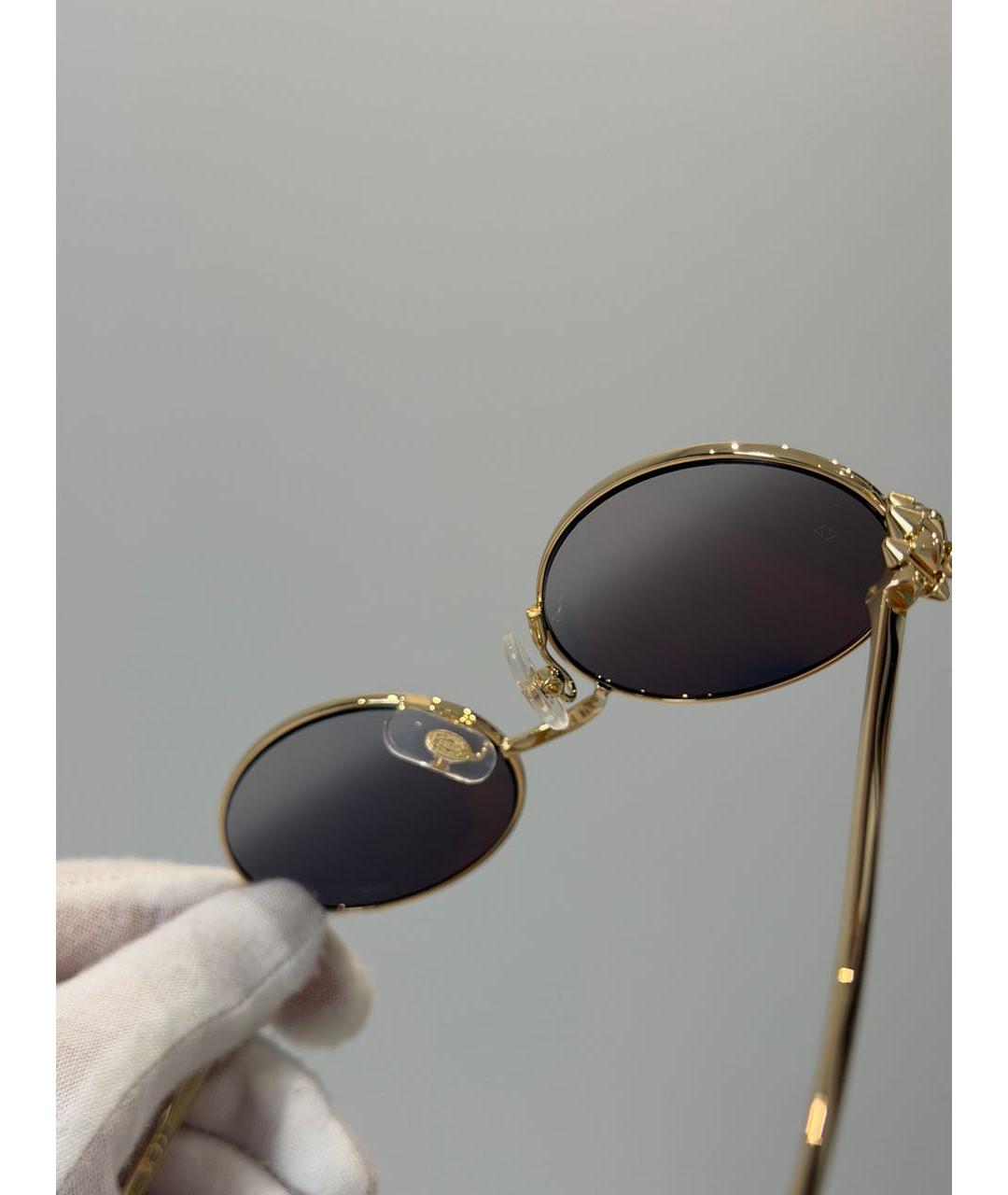 CARTIER Серые металлические солнцезащитные очки, фото 5
