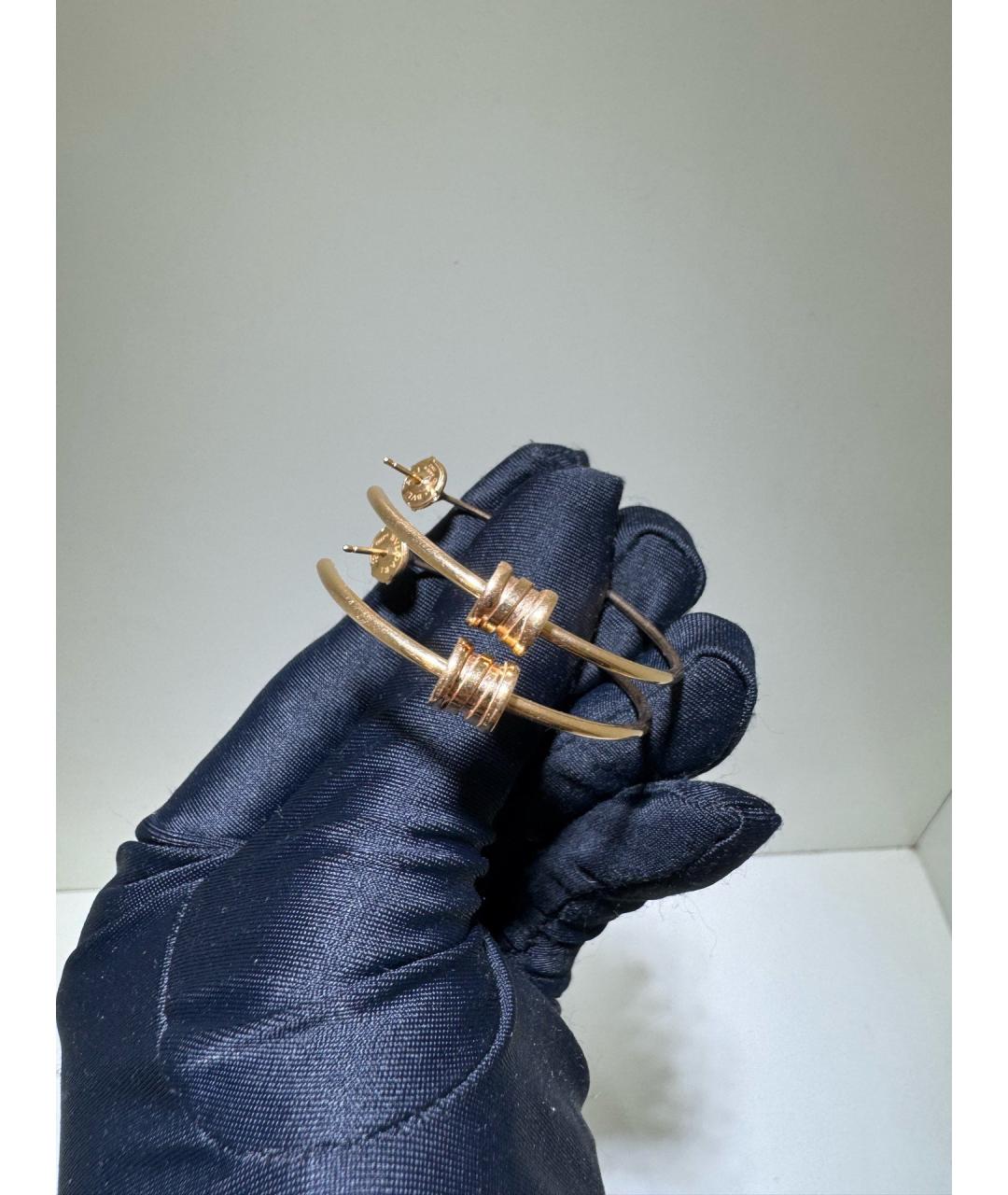 BVLGARI Золотые серьги из розового золота, фото 2