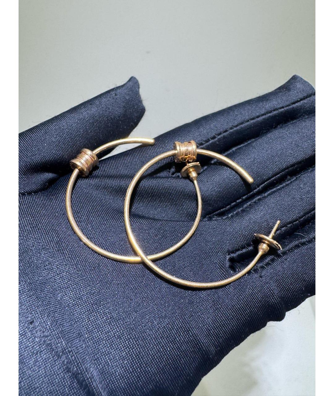 BVLGARI Золотые серьги из розового золота, фото 3