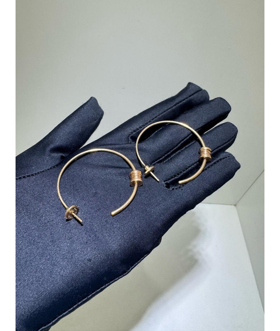 BVLGARI Золотые серьги из розового золота, фото 6