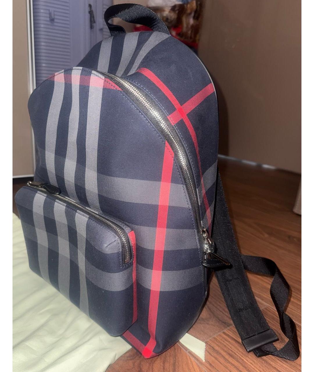 BURBERRY Темно-синий рюкзак, фото 3