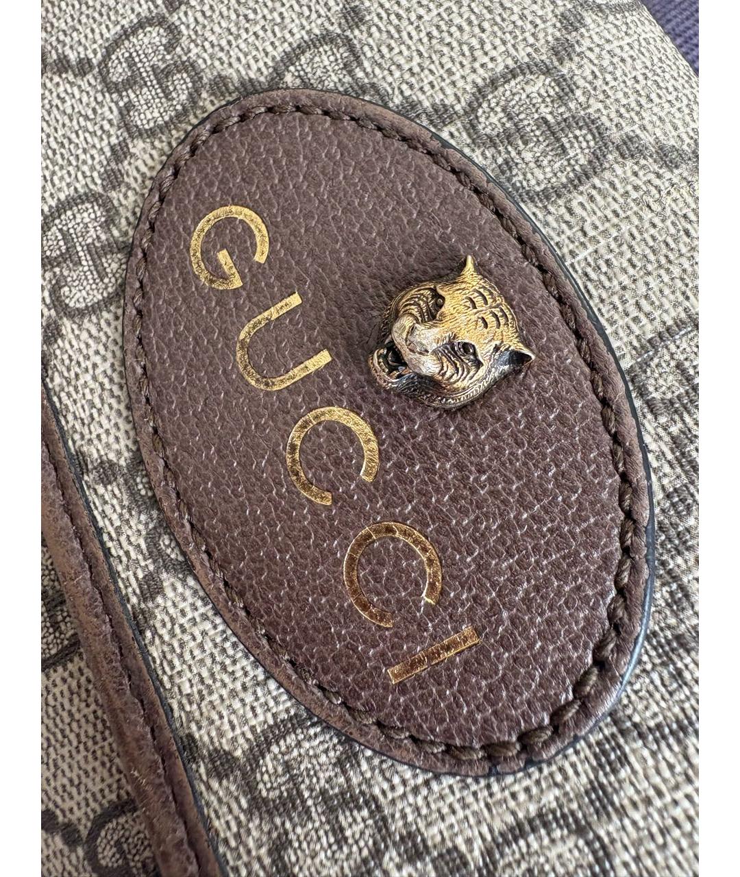GUCCI Бежевая поясная сумка, фото 7