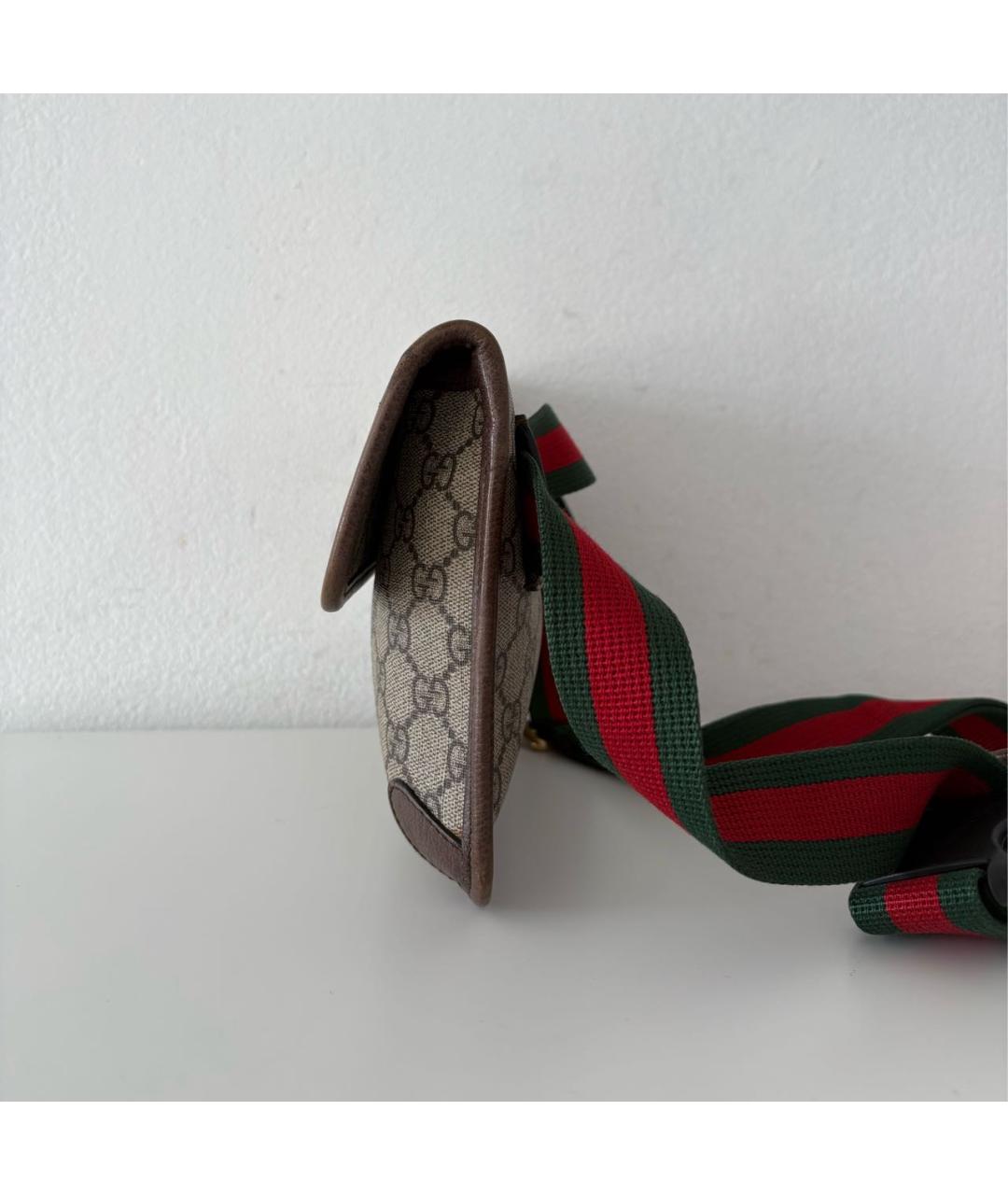 GUCCI Бежевая поясная сумка, фото 5
