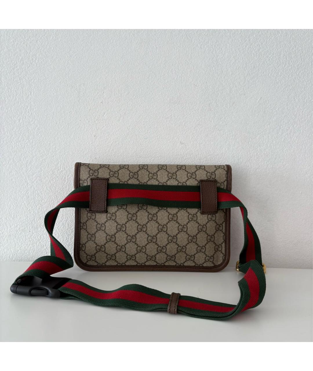 GUCCI Бежевая поясная сумка, фото 3