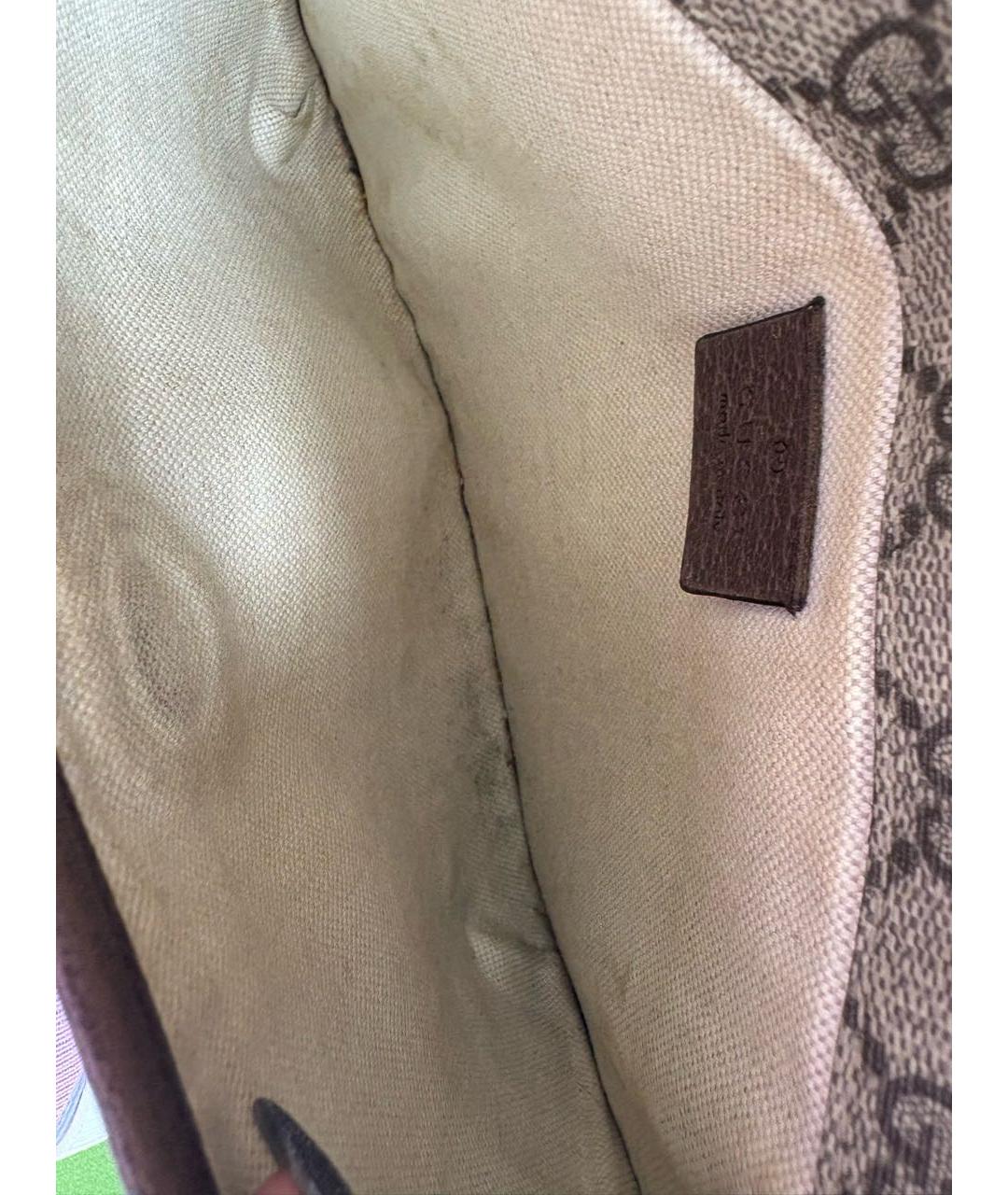 GUCCI Бежевая поясная сумка, фото 4