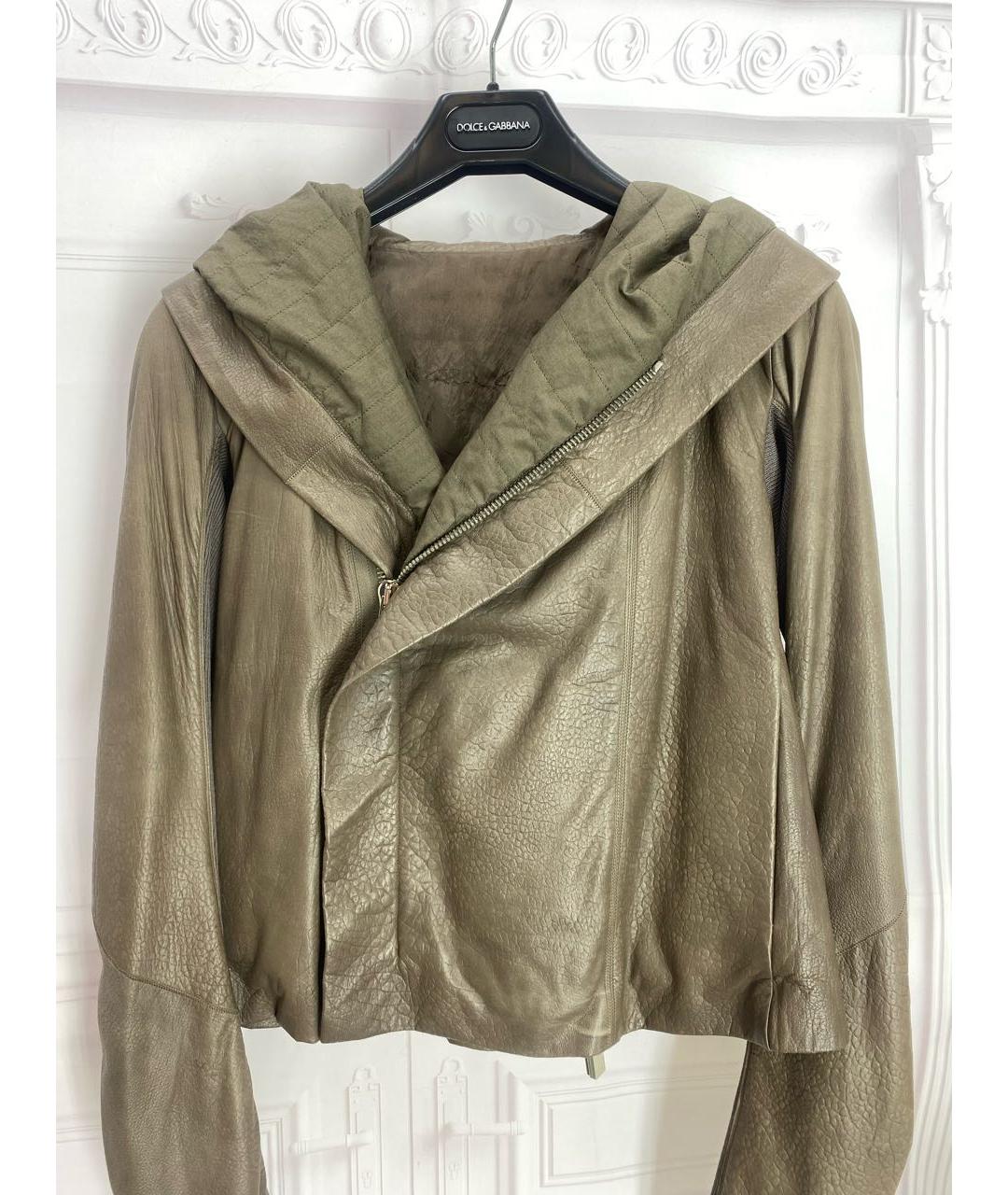 RICK OWENS Кожаная куртка, фото 8