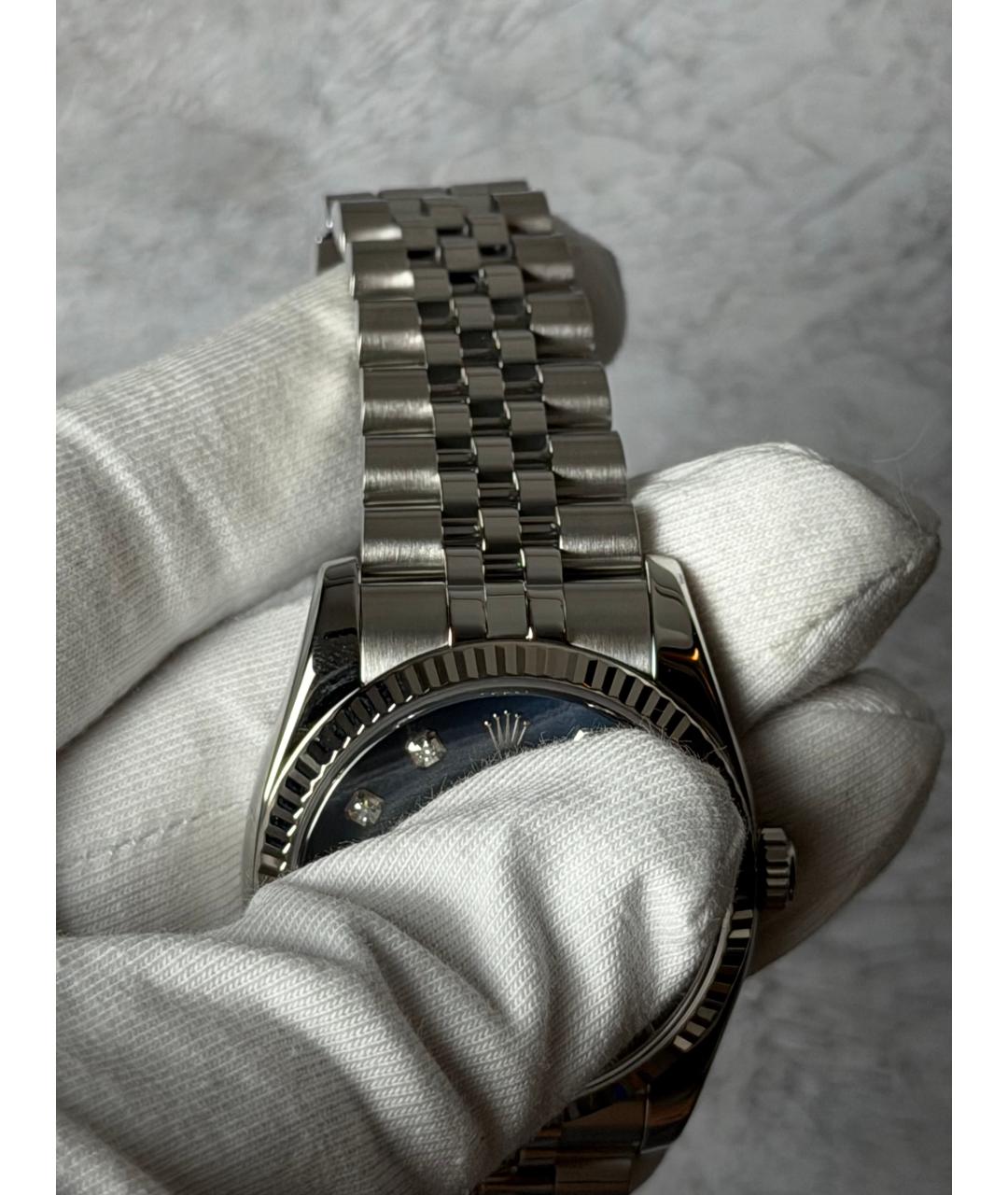 ROLEX Темно-синие часы, фото 7