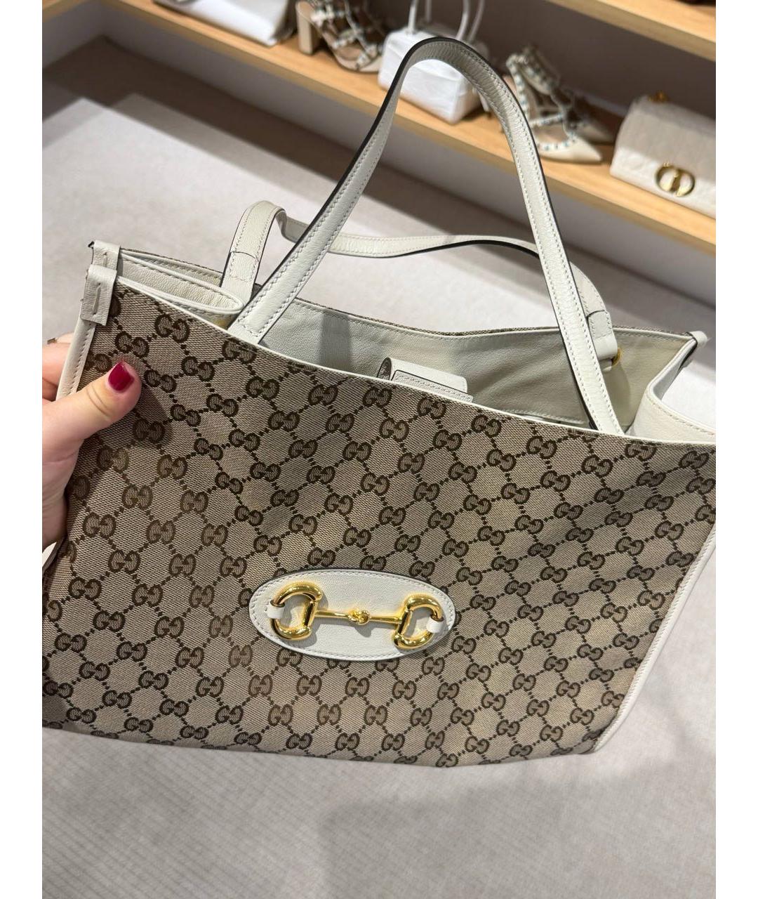 GUCCI Бежевая сумка через плечо, фото 3