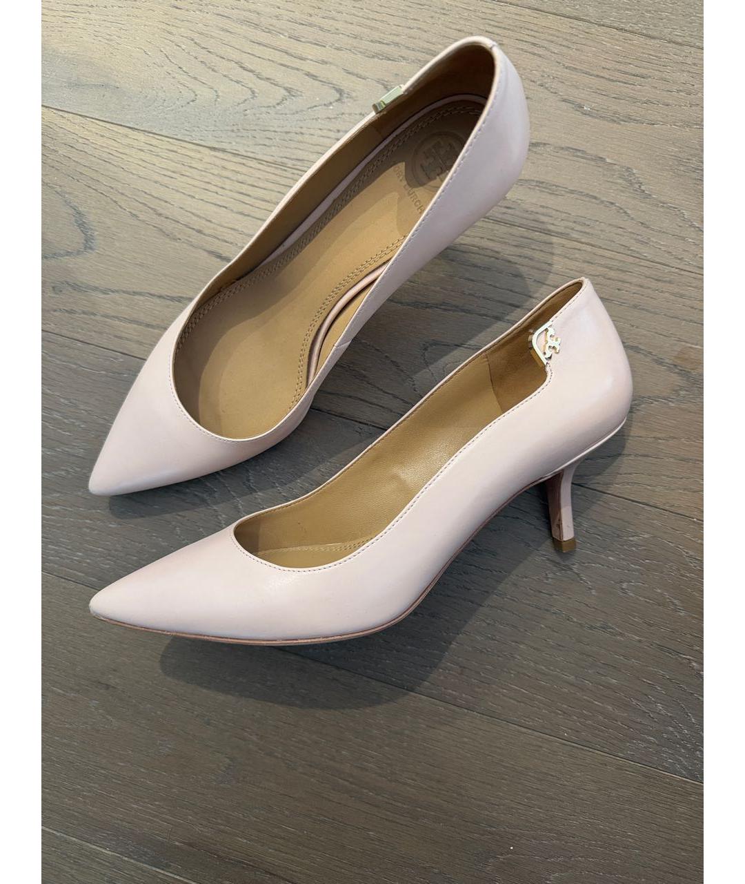 TORY BURCH Розовые кожаные туфли, фото 6