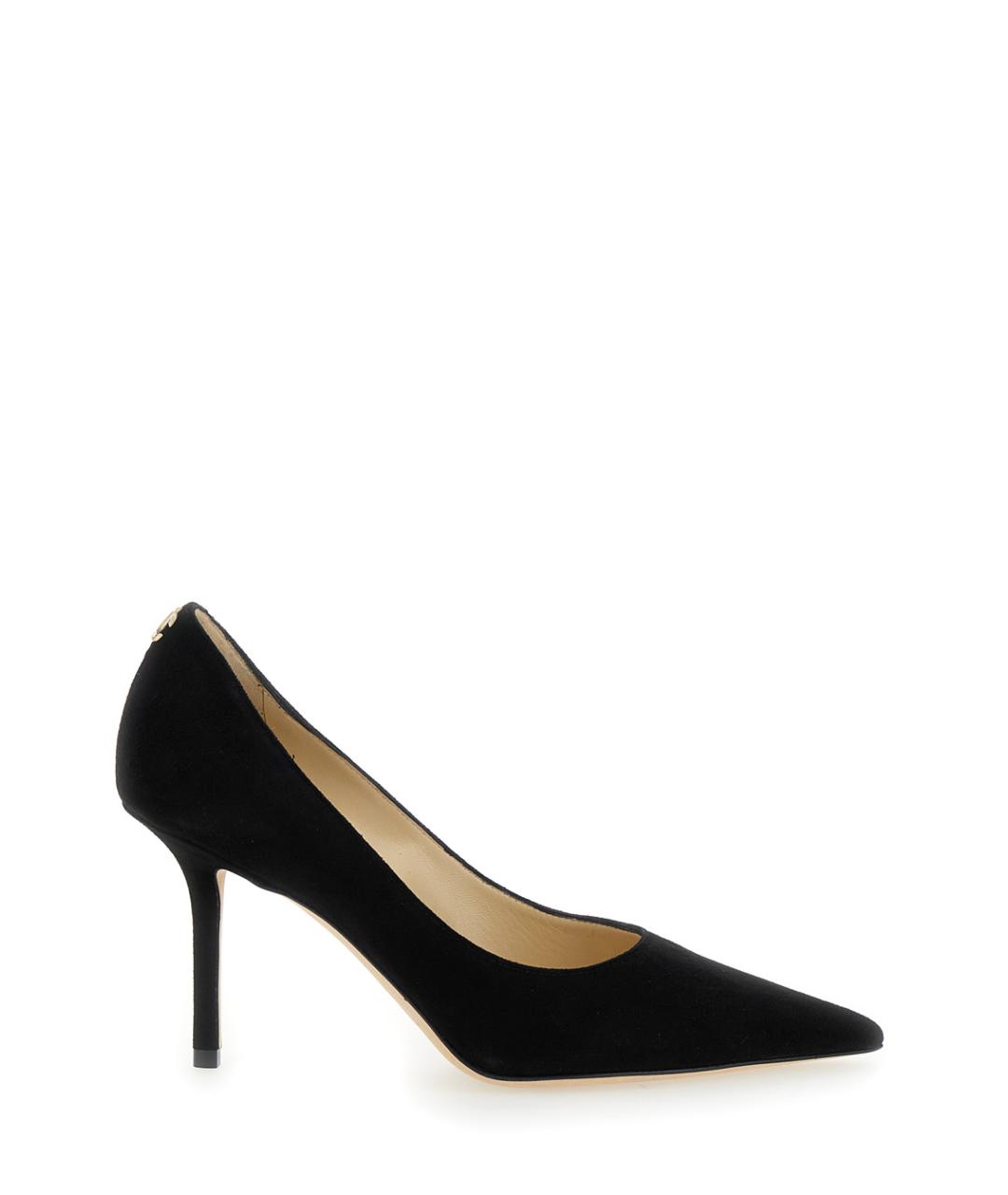 JIMMY CHOO Черные замшевые туфли, фото 1