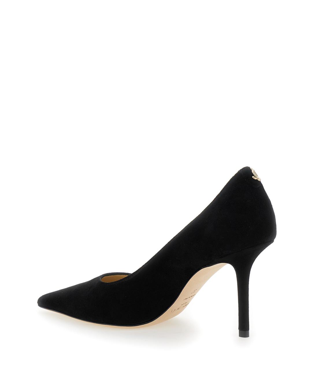 JIMMY CHOO Черные замшевые туфли, фото 3
