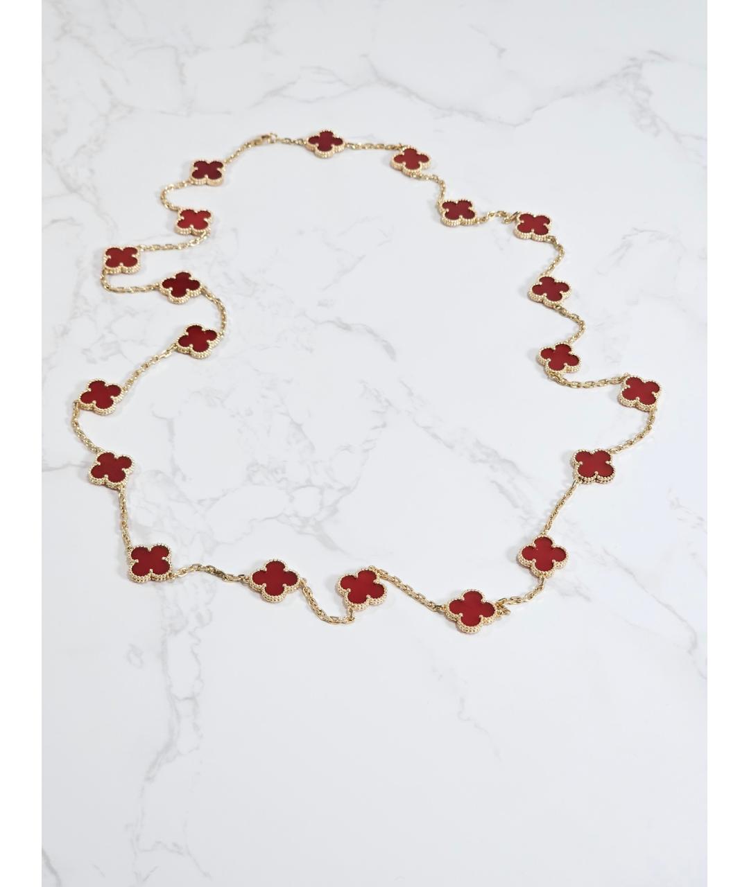 VAN CLEEF & ARPELS Красное колье из желтого золота, фото 5
