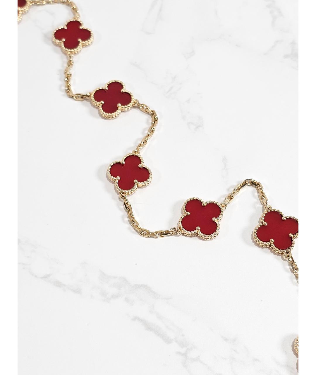 VAN CLEEF & ARPELS Красное колье из желтого золота, фото 3