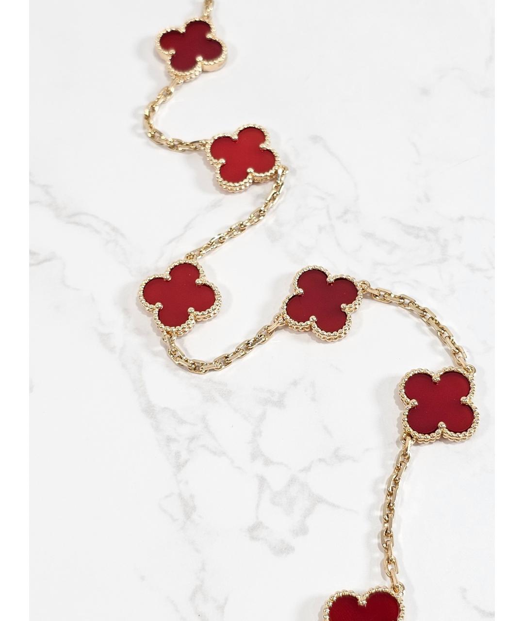 VAN CLEEF & ARPELS Красное колье из желтого золота, фото 2