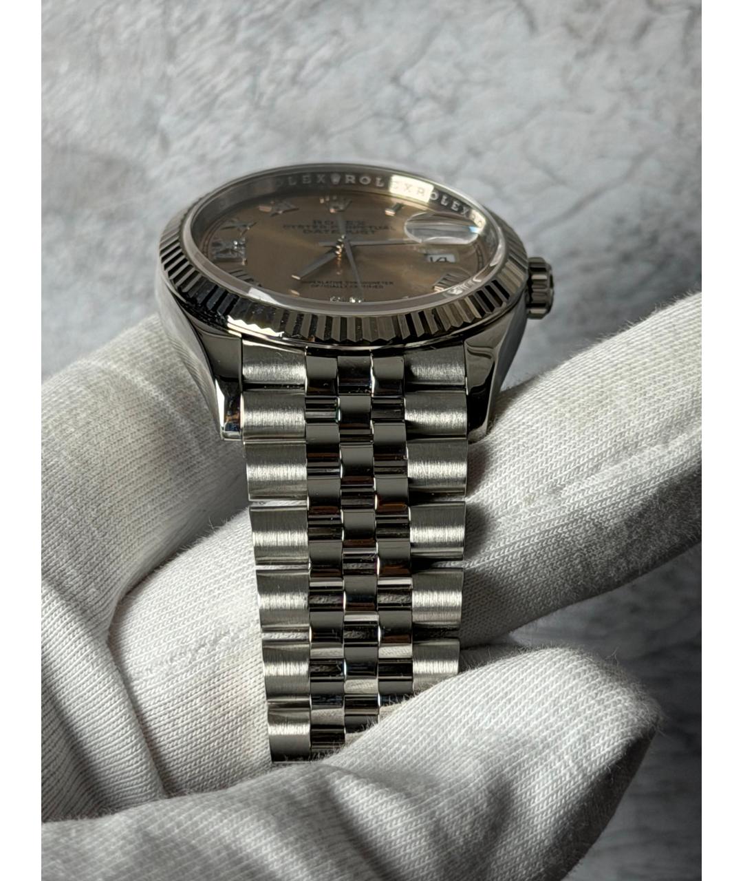 ROLEX Розовые часы, фото 6