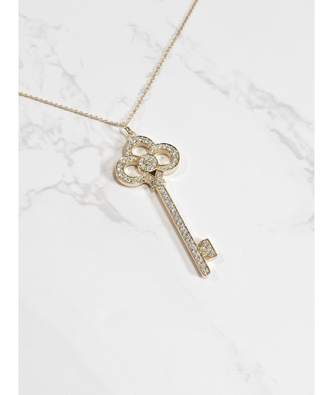 TIFFANY&CO Золотое колье из желтого золота, фото 2