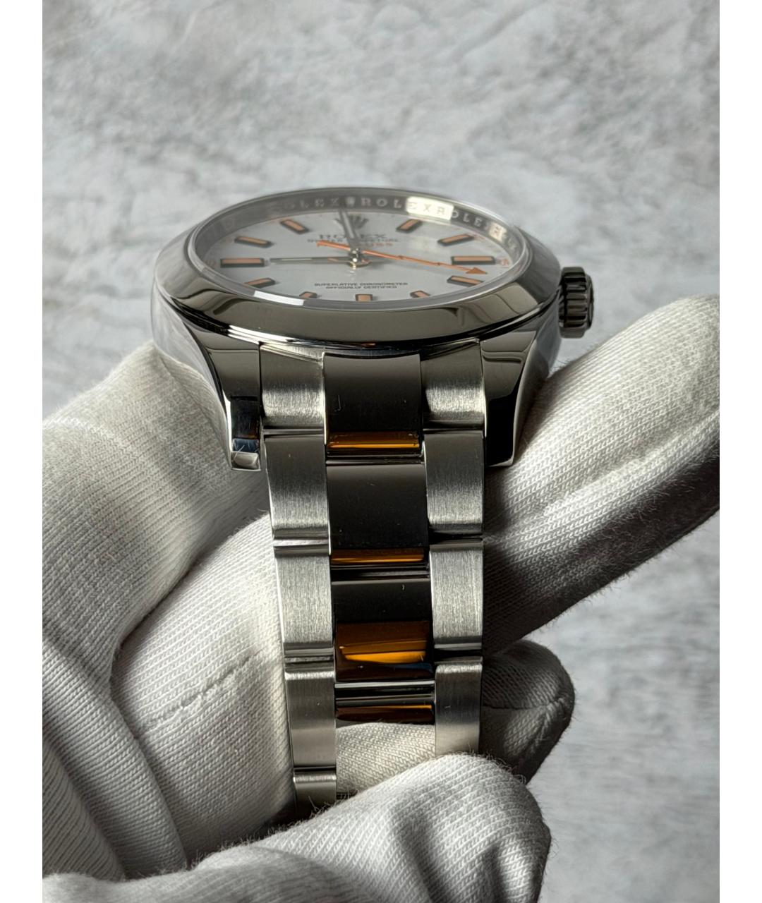 ROLEX Белые часы, фото 6