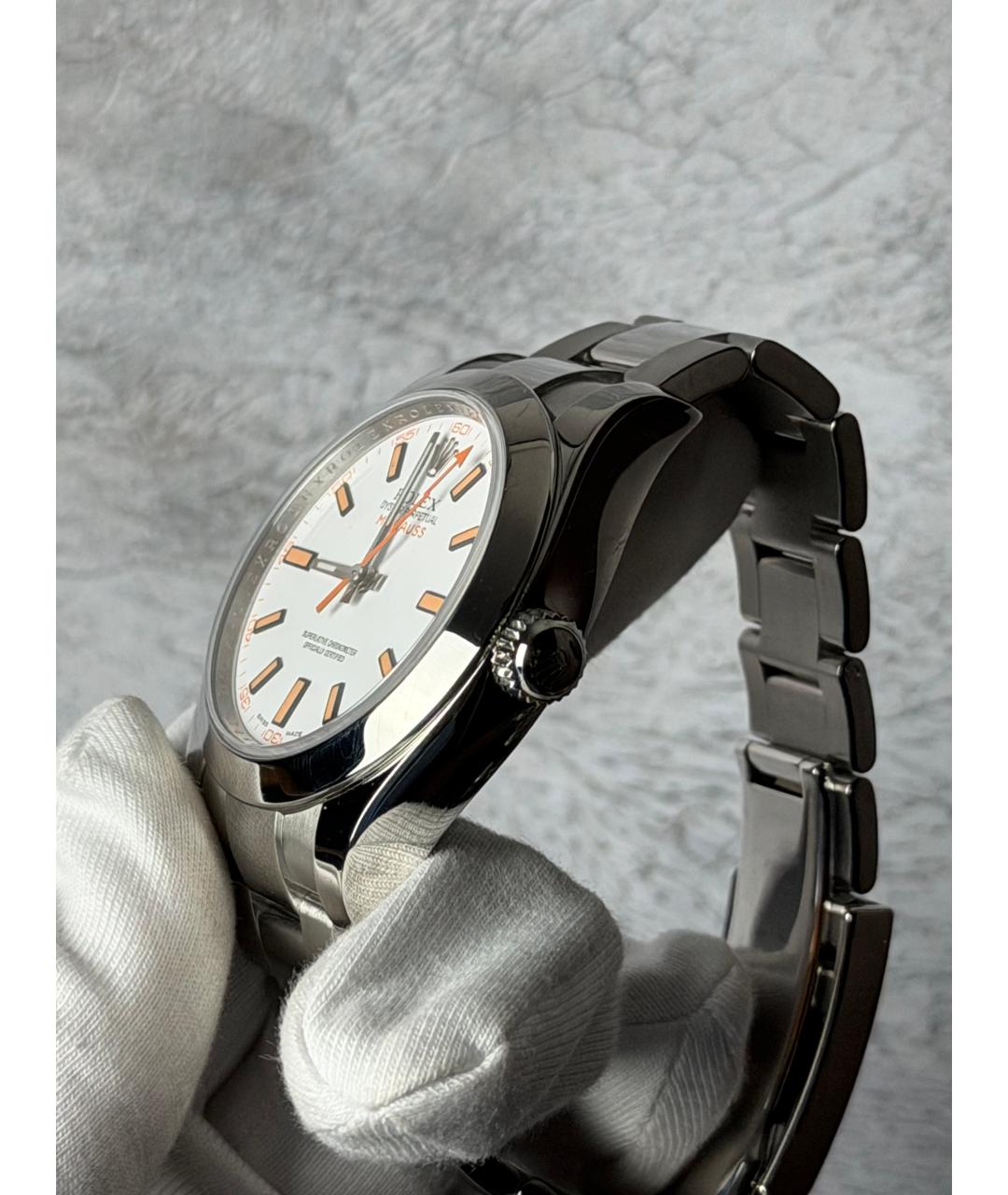 ROLEX Белые часы, фото 4