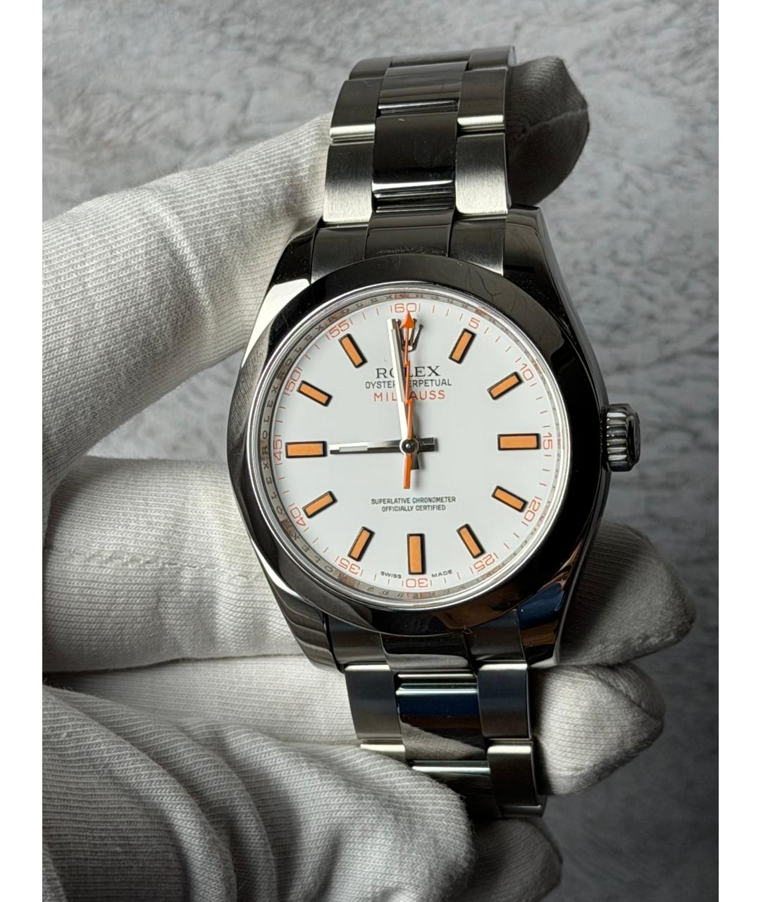 ROLEX Белые часы, фото 2
