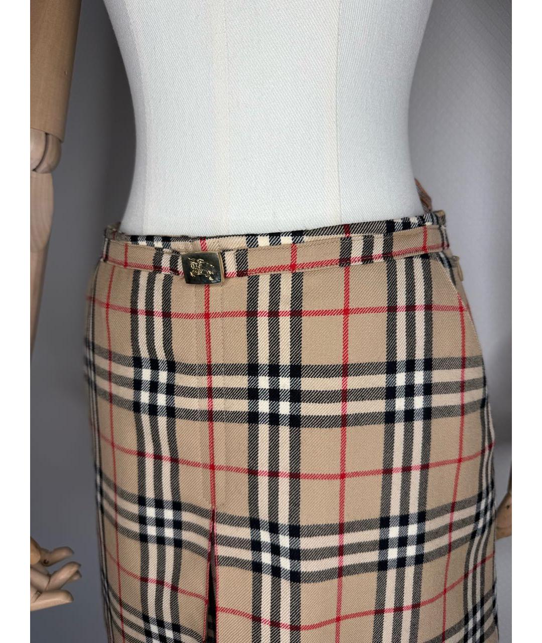 BURBERRY Мульти юбка мини, фото 2