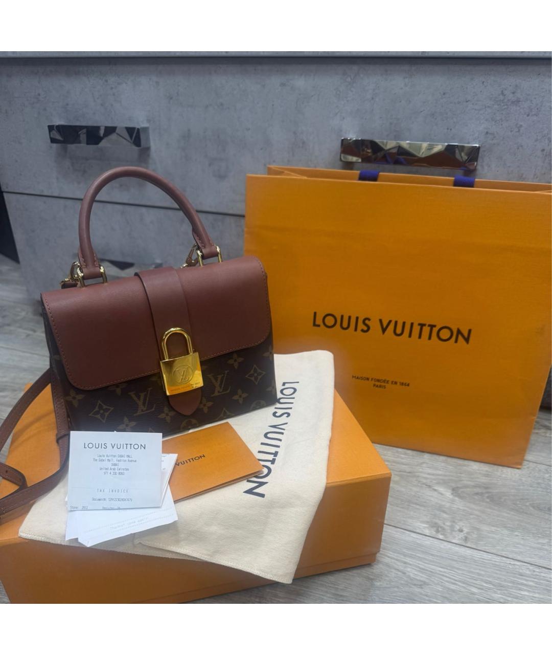 LOUIS VUITTON Коричневая сумка через плечо, фото 5