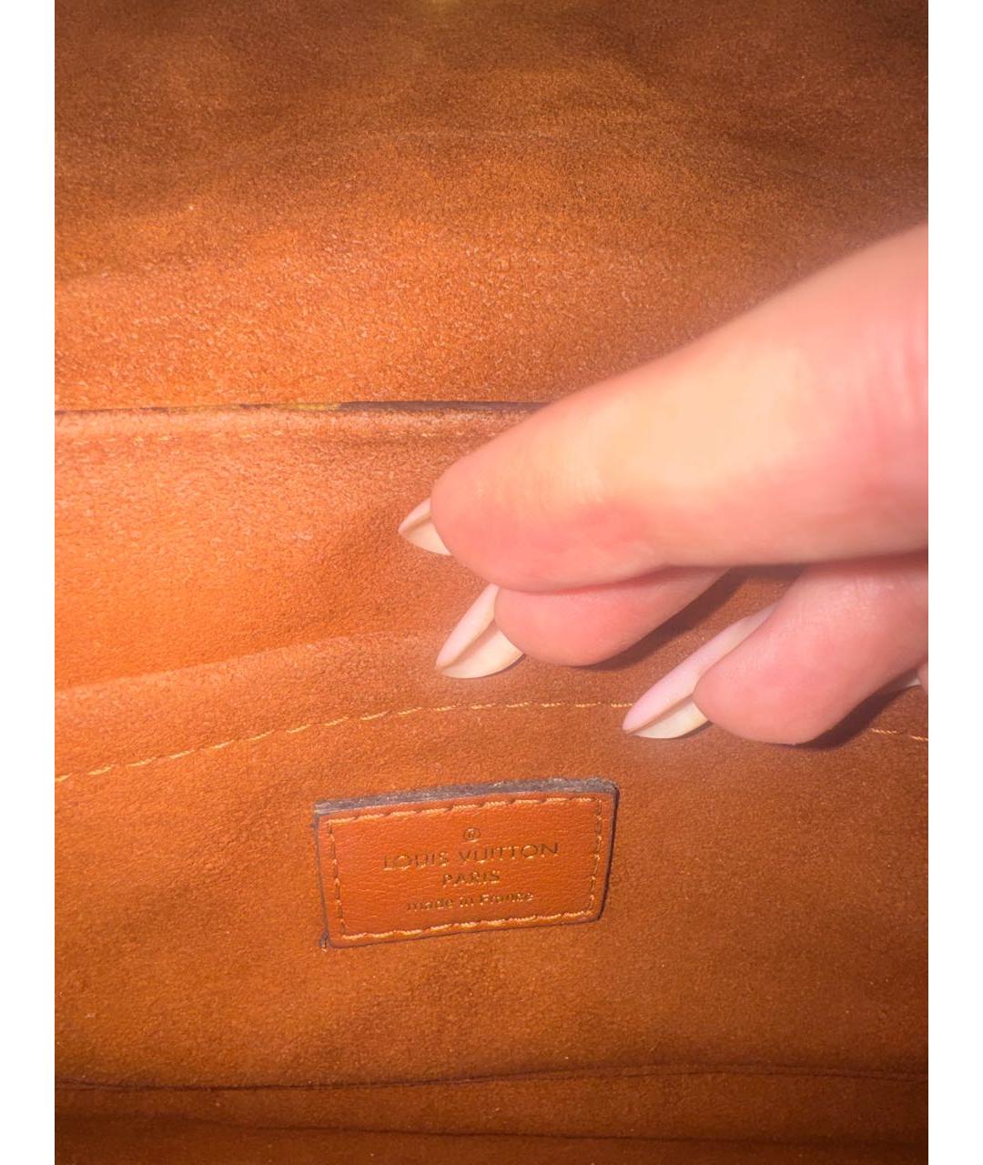 LOUIS VUITTON Коричневая сумка через плечо, фото 4