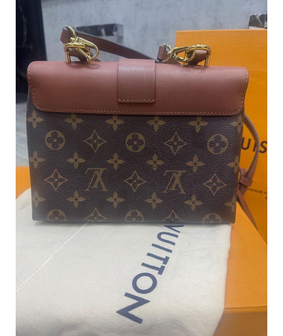 LOUIS VUITTON Коричневая сумка через плечо, фото 3