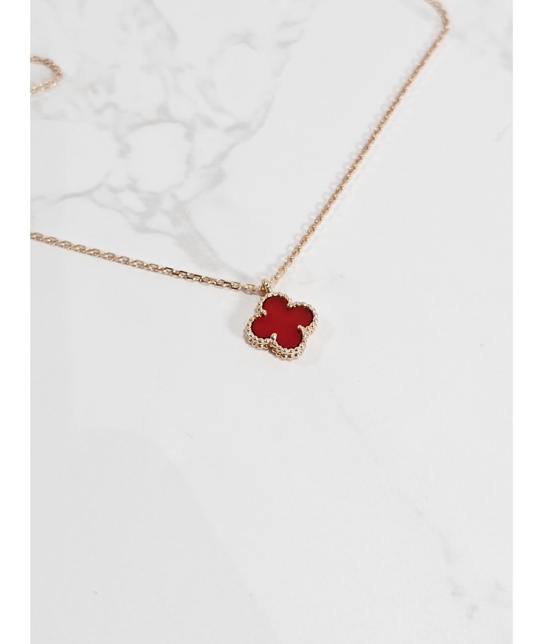 VAN CLEEF & ARPELS Красное колье из розового золота, фото 2