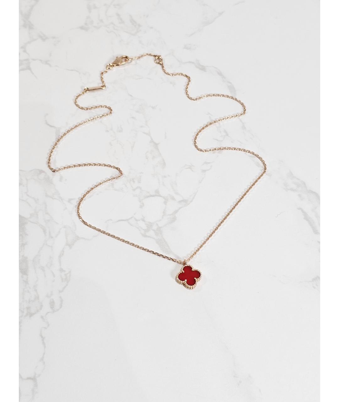 VAN CLEEF & ARPELS Красное колье из розового золота, фото 4