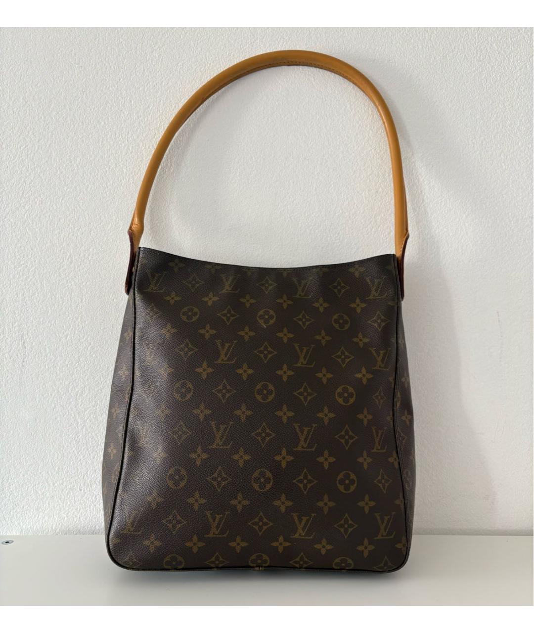 LOUIS VUITTON Коричневая сумка тоут, фото 7