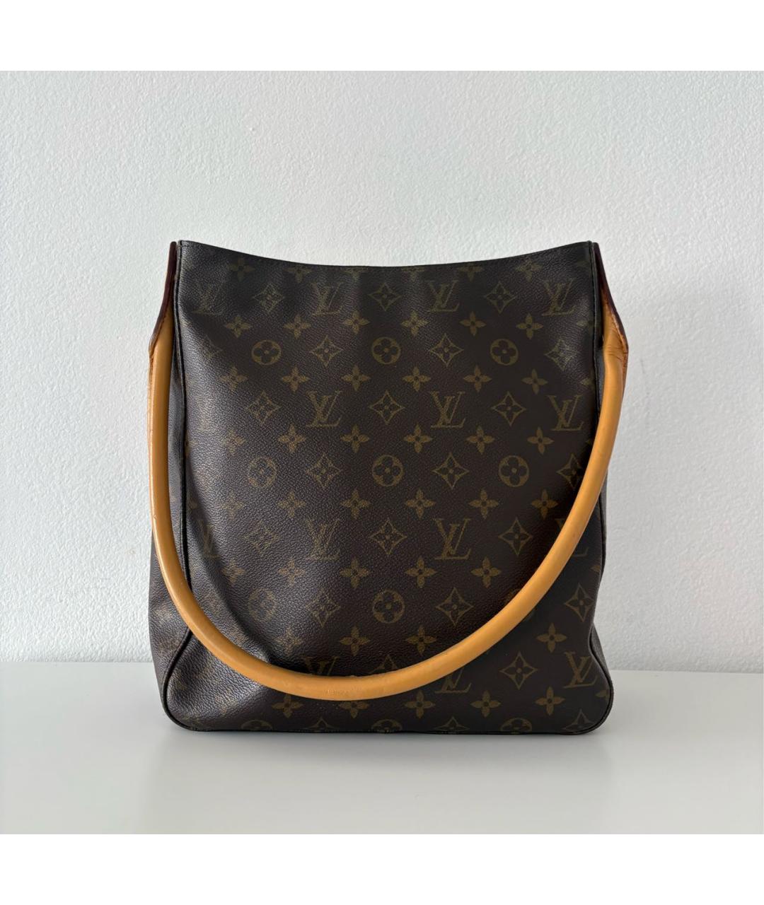 LOUIS VUITTON Коричневая сумка тоут, фото 3