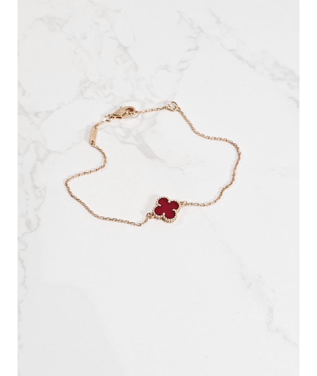 VAN CLEEF & ARPELS Красный браслет из розового золота, фото 4