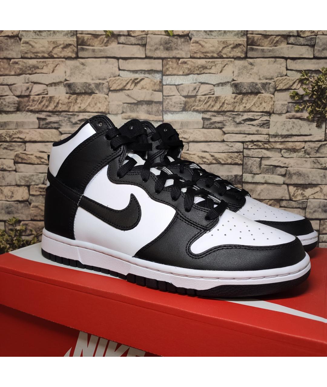 NIKE Черные кожаные кроссовки, фото 3