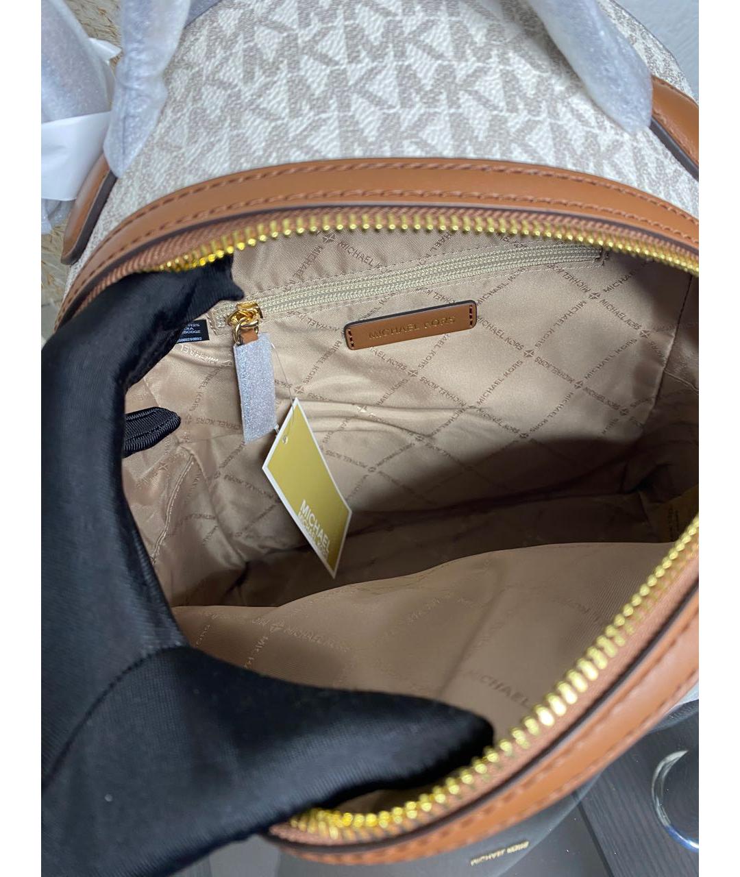 MICHAEL KORS Бежевый рюкзак, фото 4