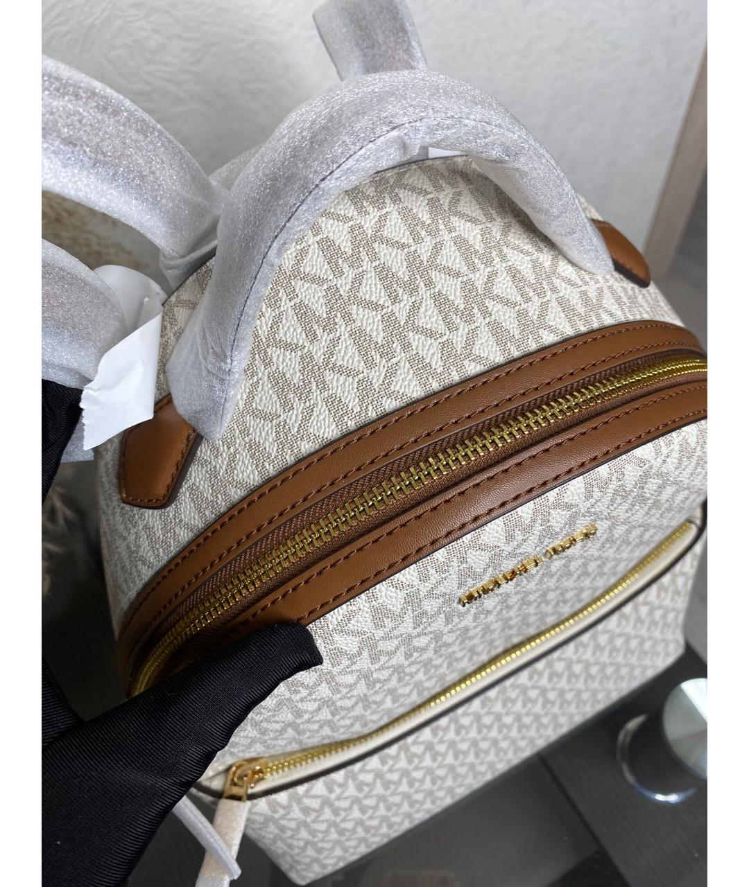 MICHAEL KORS Бежевый рюкзак, фото 5