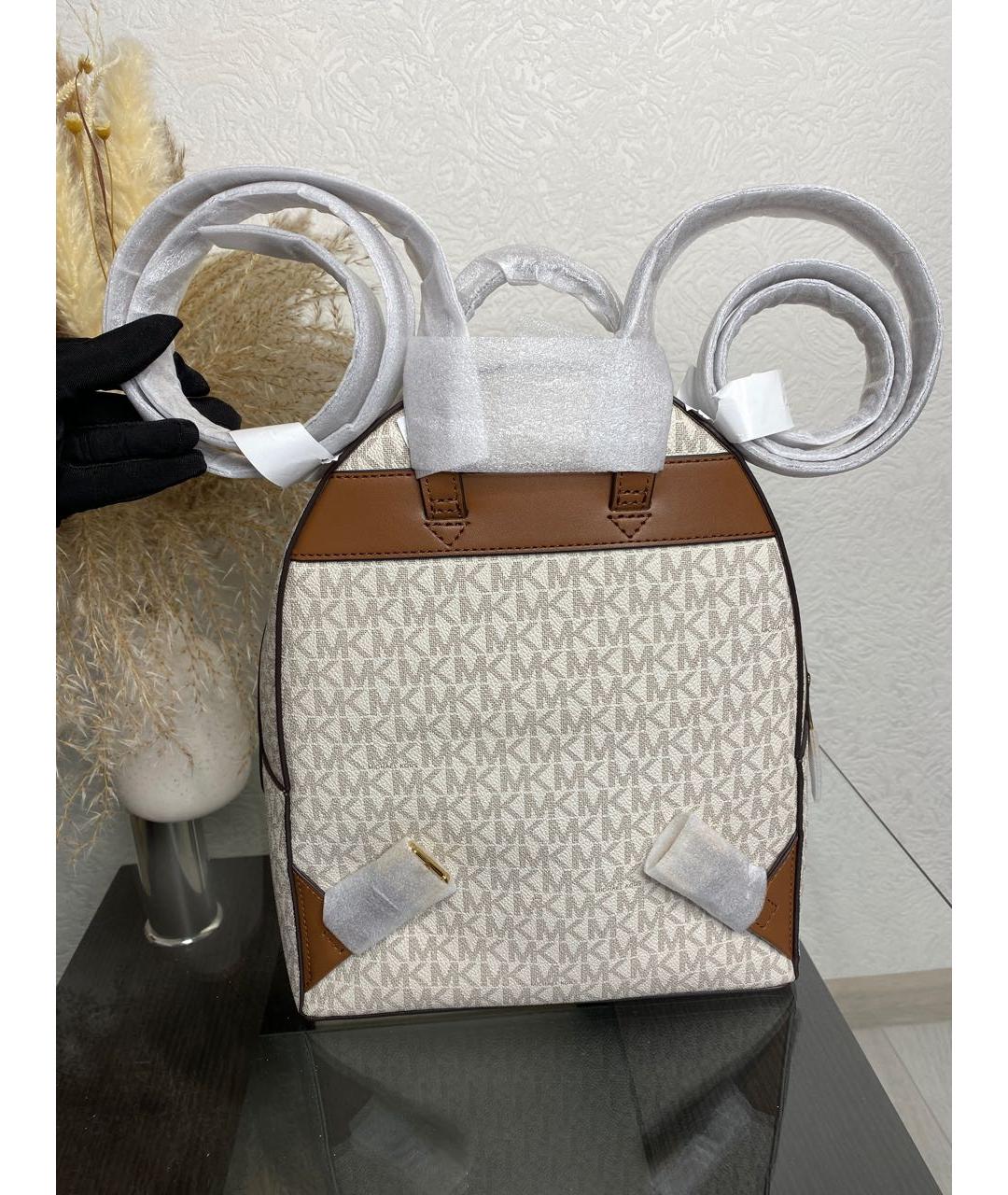 MICHAEL KORS Бежевый рюкзак, фото 3