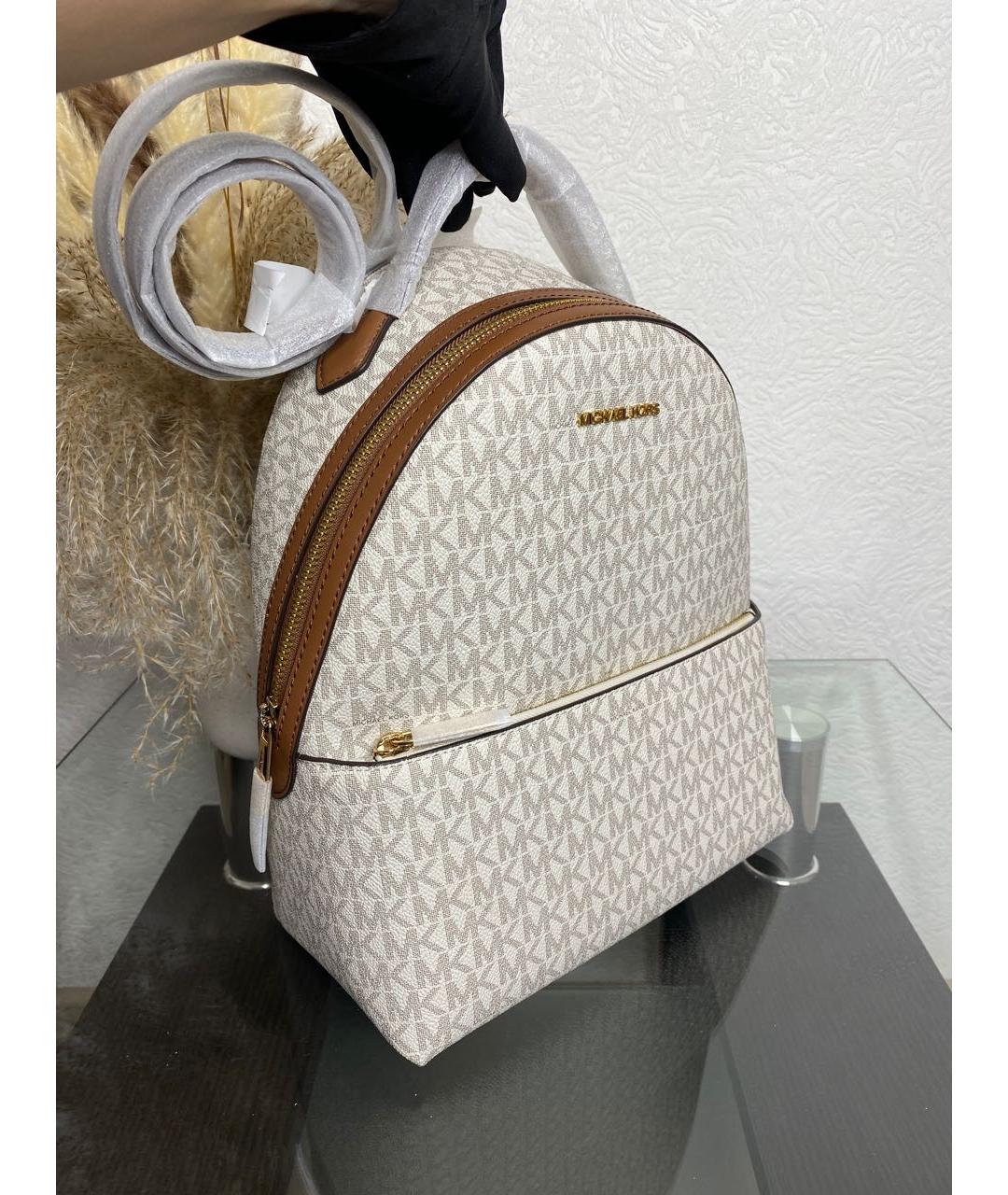 MICHAEL KORS Бежевый рюкзак, фото 2