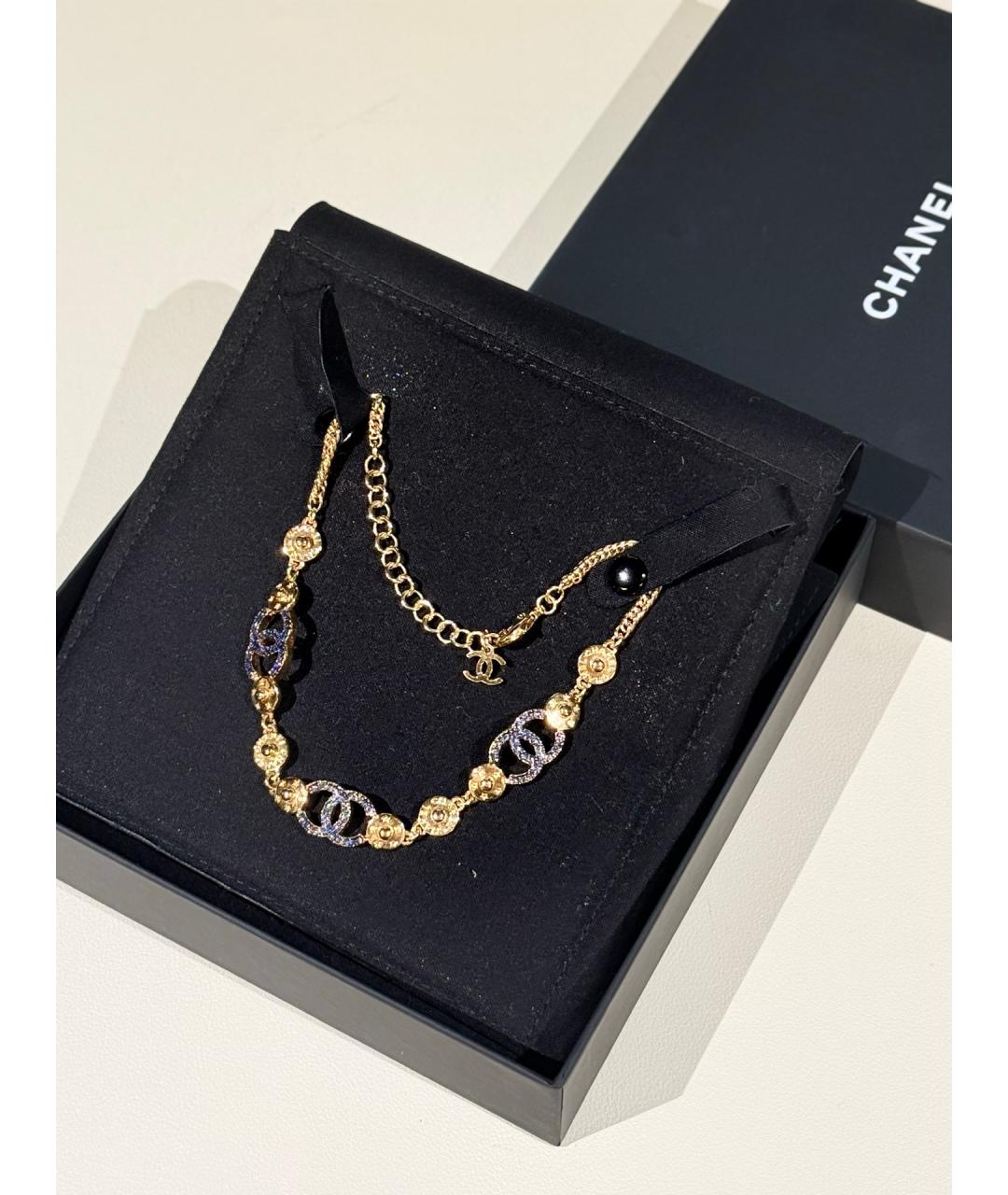 CHANEL Золотое колье, фото 4